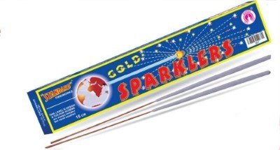 GOLD SPARKLERS 15 CM